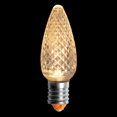 C9V2LEDF-WW26 — C9 V2 LED Faceted Bulb – Warm White 2600