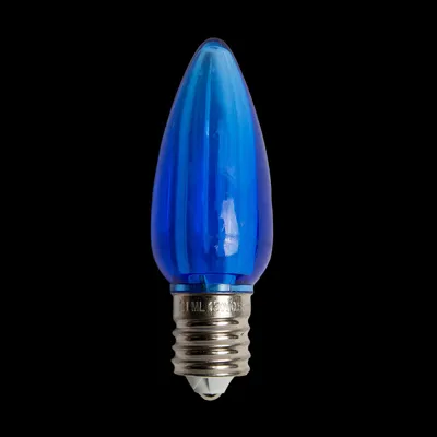 C9LEDT-BL — C9 LED Transparent Bulb Blue
