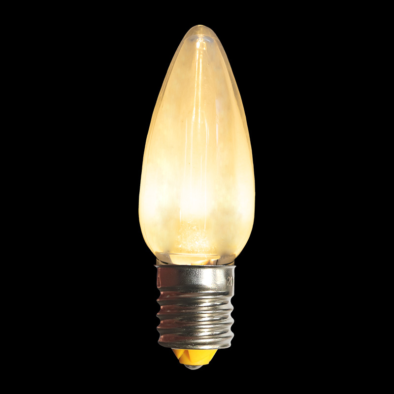 C9LEDT-SWW — C9 LED Transparent Bulb Sun Warm White