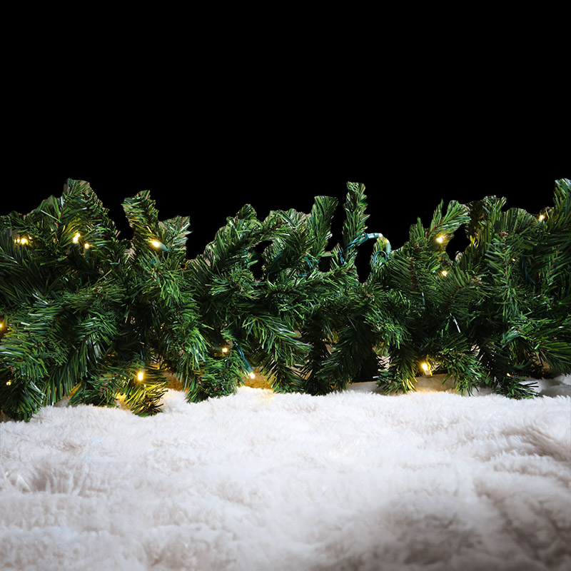 GRLM-9SWW — MUSA LED Garland 9′ – Sun Warm White