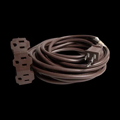 ACTTXT24-BR — 24′ Triple Tap Extension Cord – Brown