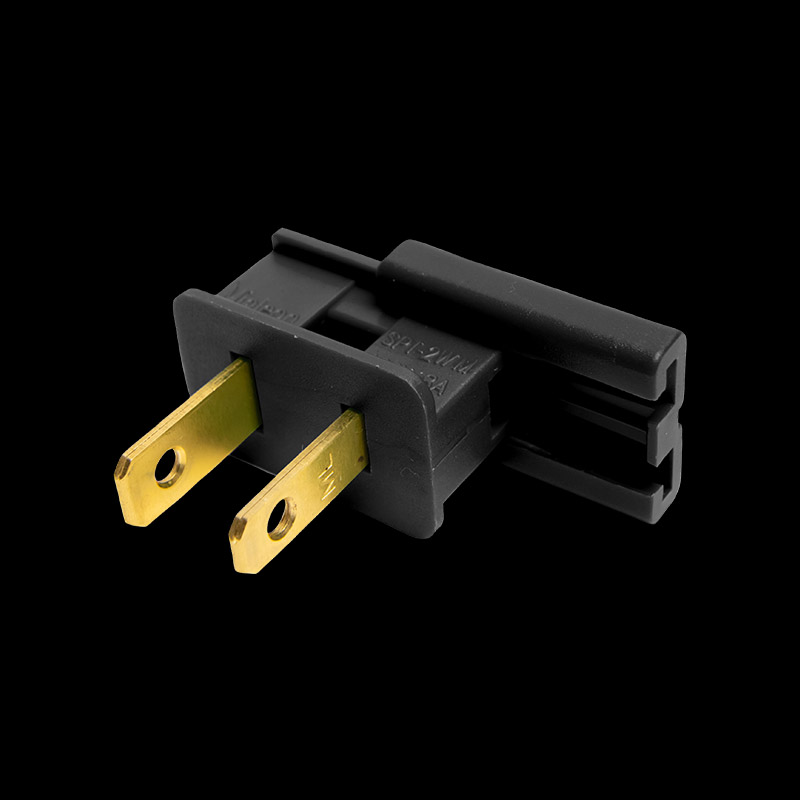 S2PLM-BK — SPT-2 Male Slide Plug – Black