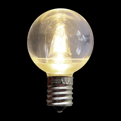 G40E17LEDT-TWW — G40/E17 LED Transparent Bulb – Traditional Warm White