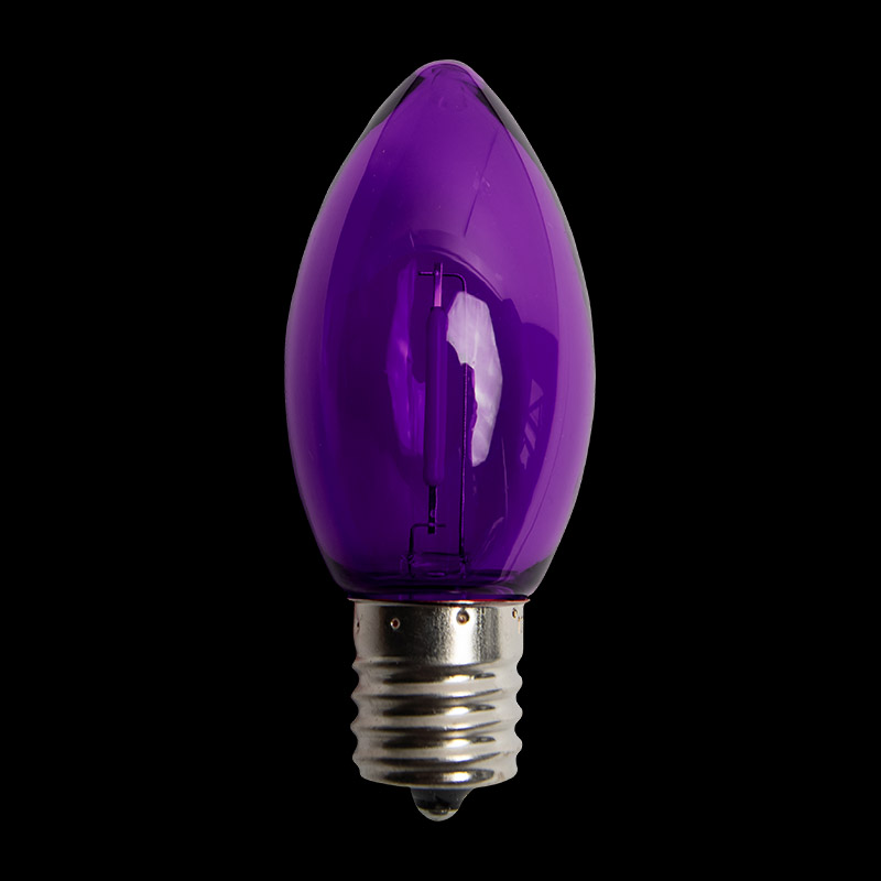 C9LEDFIL-PL — C9 LED Filament Bulb – Purple