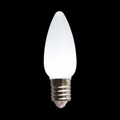 C9LEDO-PW — C9 LED Opaque Bulb Pure White