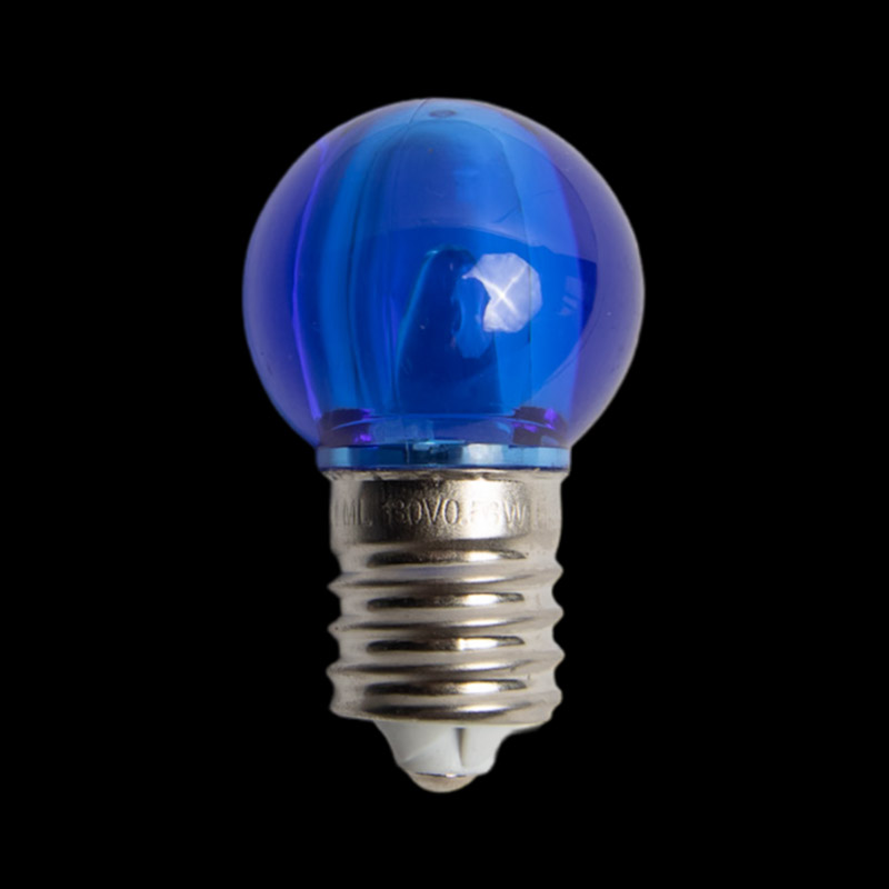 G30LEDT-BL — G30 LED Transparent Bulb – Blue
