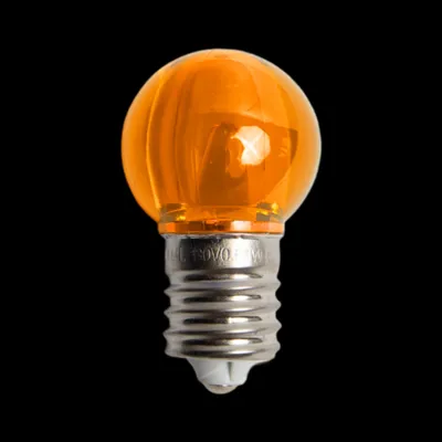 G30LEDT-OR — G30 LED Transparent Bulb – Orange