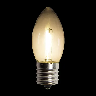 C9LEDFIL-SWW — C9 LED Filament Bulb – Sun Warm White