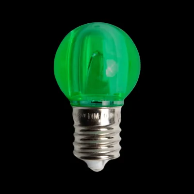 G30LEDT-GR — G30 LED Transparent Bulb – Green