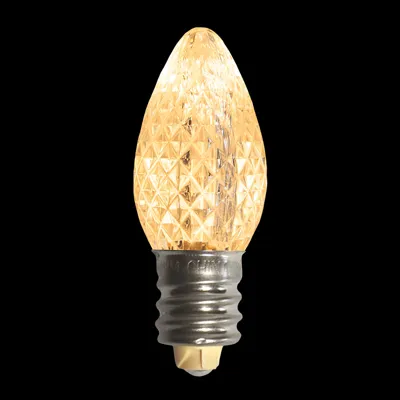 C7LEDF-TWW — C7 LED Faceted Bulb – Traditional Warm White