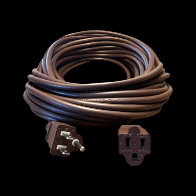 ACXT100-BR — 100′ Extension Cord – Brown