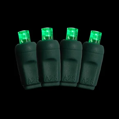 CX5MM50-GR6 — 50L LED 5MM Coaxial – 6″ spacing Green
