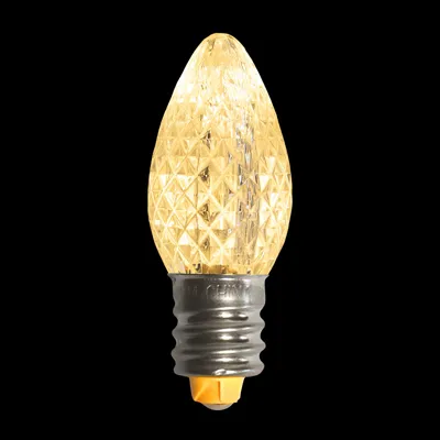 C7 LED Faceted Bulb – Sun Warm White