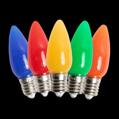 C9LEDO-MU — C9 LED Opaque Bulb – Multi (R/G/Y/B/O)