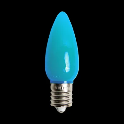 C9LEDO-TL — C9 LED Opaque Bulb Teal