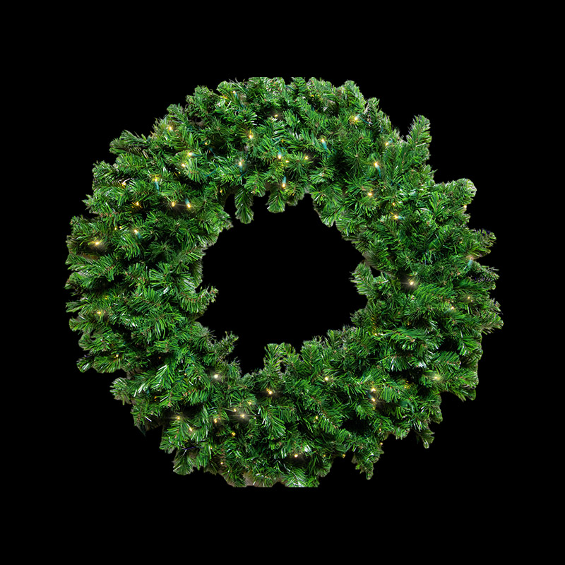 WRM-24SWW — MUSA LED Wreath 24″ – Sun Warm White