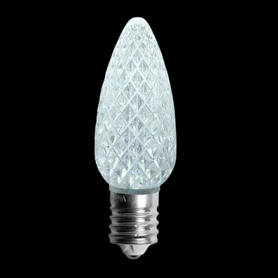 C9V2LEDF-CW — C9 V2 LED Faceted Bulb – Cool White