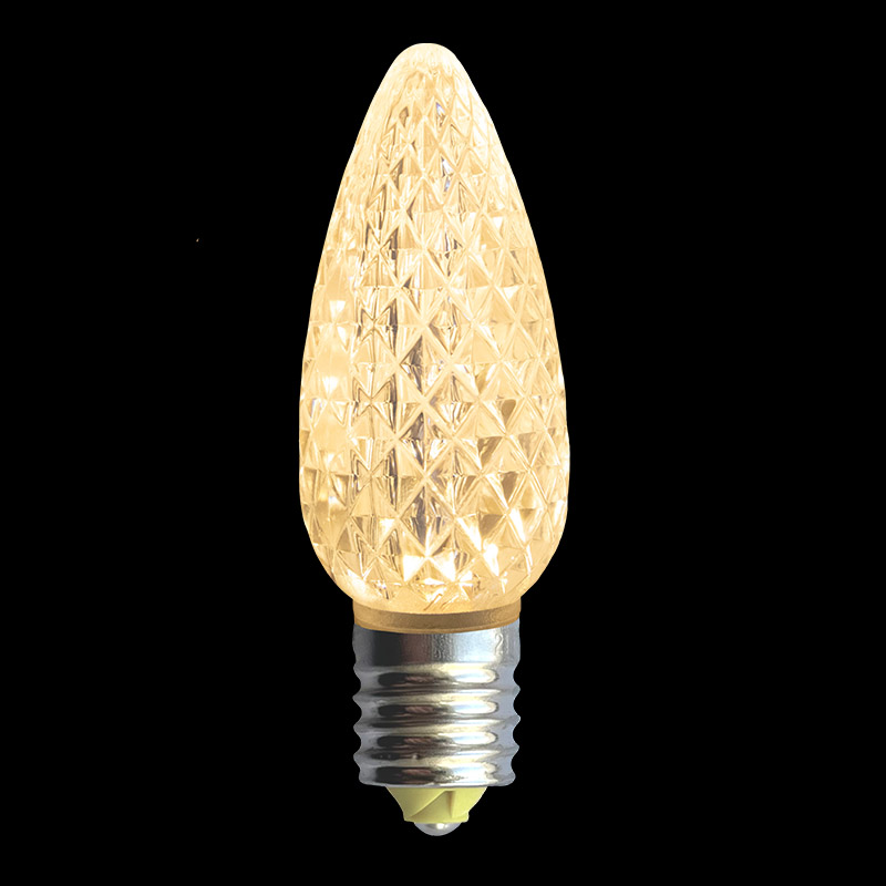 C9V2LEDF-TWW — C9 V2 LED Faceted Bulb – Traditional Warm White