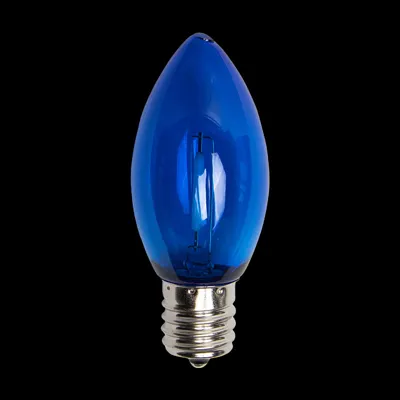 C9LEDFIL-BL — C9 LED Filament Bulb – Blue