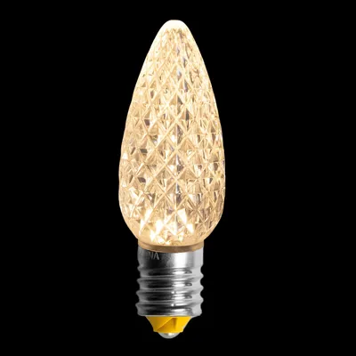 C9V2LEDF-SWW — C9 V2 LED Faceted Bulb – Sun Warm White