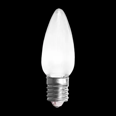 C9LEDT-PW — C9 LED Transparent Bulb Pure White