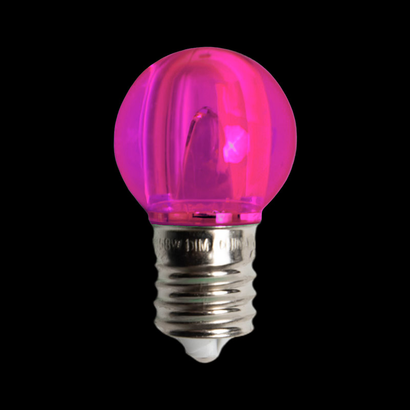 G30LEDT-PK — G30 LED Transparent Bulb – Pink