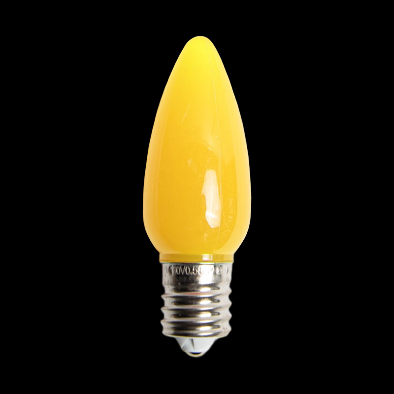 C9LEDO-YL — C9 LED Opaque Bulb Yellow