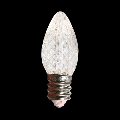 C7LEDF-PW — C7 LED Faceted Bulb – Pure White