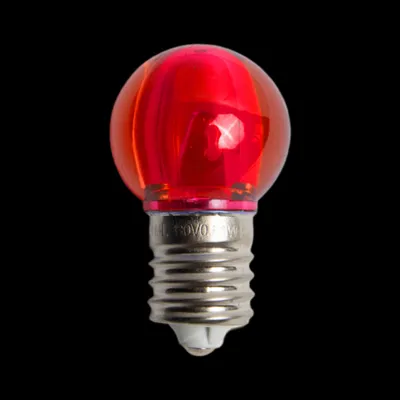 G30LEDT-RD — G30 LED Transparent Bulb – Red